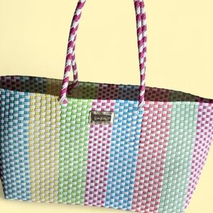 Lily Pulitzer Woven Tote Bag
